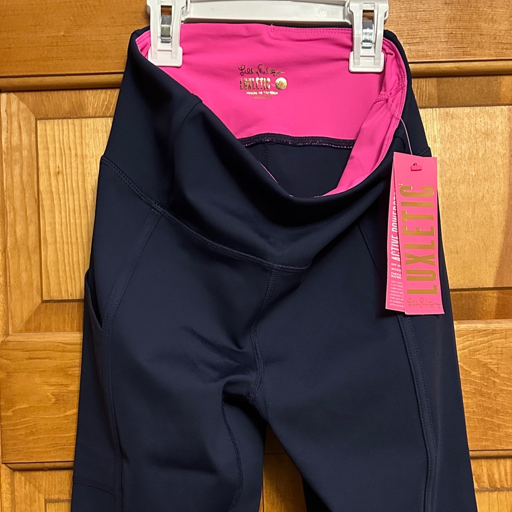 Lilly Pulitzer. Luxletic Leggings True Navy